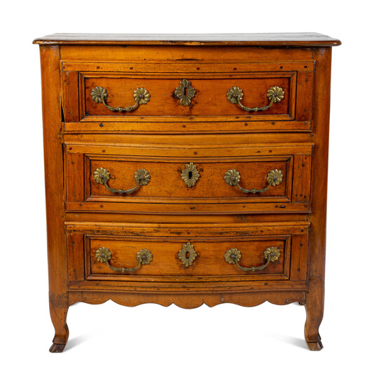 A French Provincial Fruitwood Small Commode