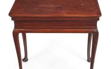 A George II style mahogany table, 20th century