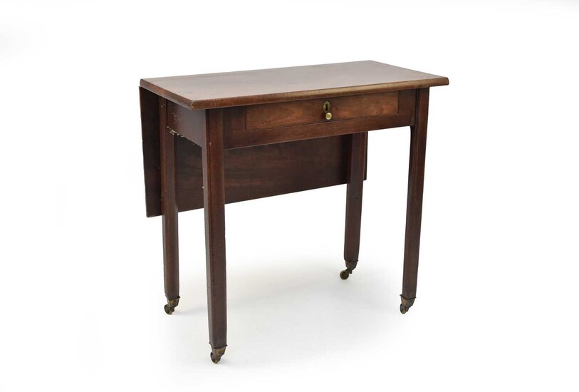 A George II/George III mahogany drop-flap table