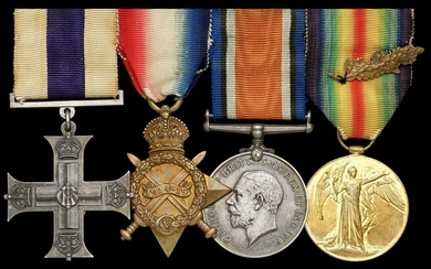 A Great War M.C. group of four to Captain T. G. Brown, Connaught Rangers Military Cross, G.V.R...