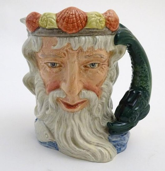 A Royal Doulton character jug formed as Neptune, model