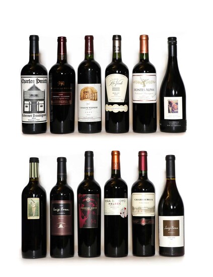 A collection of New World wines