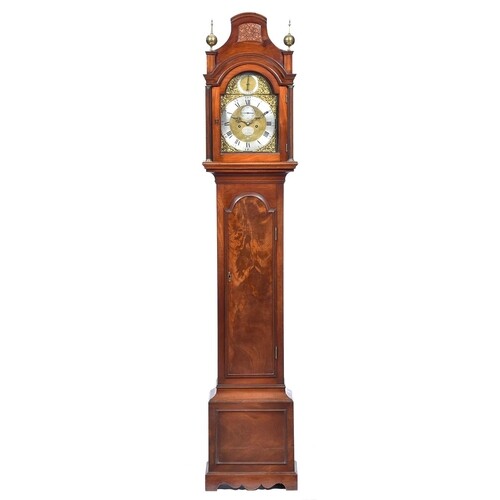 A mahogany eight day longcase clock, Robert Storer London, l...