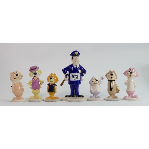 A set of Beswick figures from the Top Cat collection : compr...