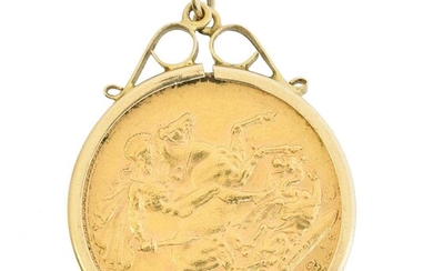 A sovereign pendant