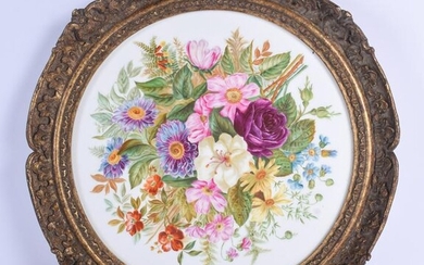 A superb early 19th c. English porcelain plaque