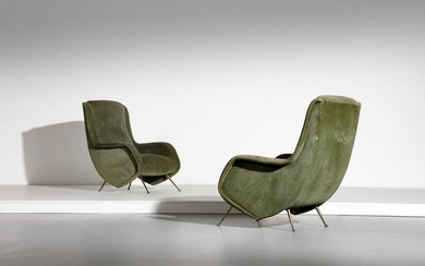 ALDO MORBELLI Pair of armchairs for ISA.