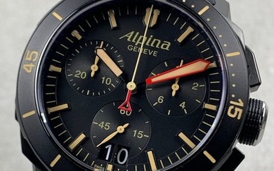 Alpina - Seastrong Diver 300 Big Date Chronograph - AL-372LBBG4FBV6 - Men - 2011-present