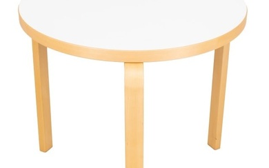 Alvar Aalto Artek Mid-Century Modern Round Table