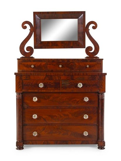 An American Empire Mahogany Dresser