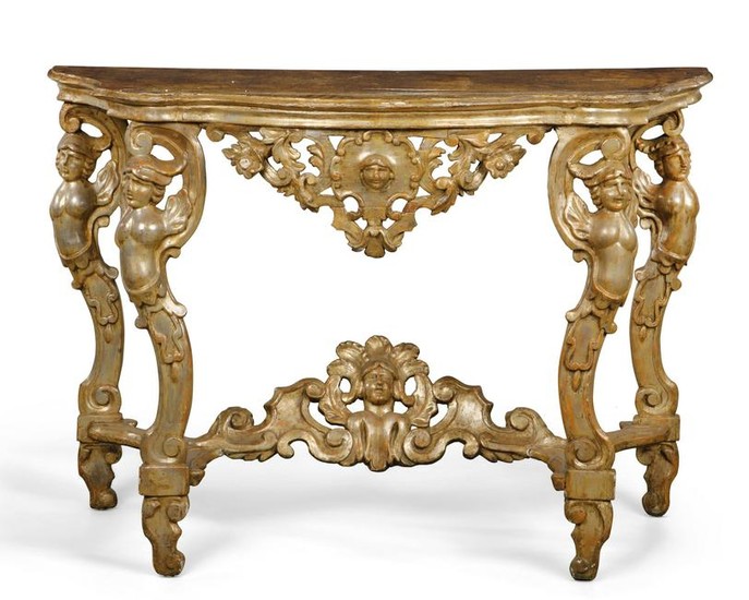 An Italian Baroque console table