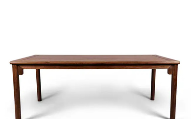 An exceptionally large Chinese huanghuali Ming-style table Republic period The rectangular top...