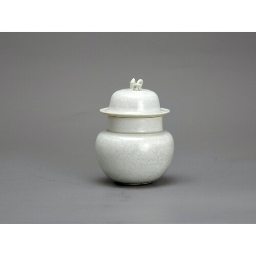 An unusual small Qingbai Jar and Cover, Southern Song dynast...