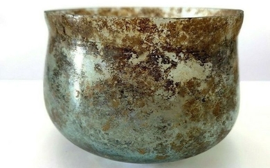 Ancient Roman Glass Beaker Bowl