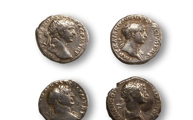 Ancient Roman Imperial Coins - Trajan - AR Denarius Group [4]