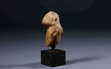 Ancient Roman Marble figure of Priapus. - (9×5×5 cm)