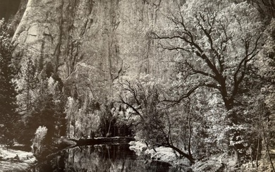 Ansel Adams "Merced River, Cliffs, Autumn, Yosemite Valley, 1939" Print