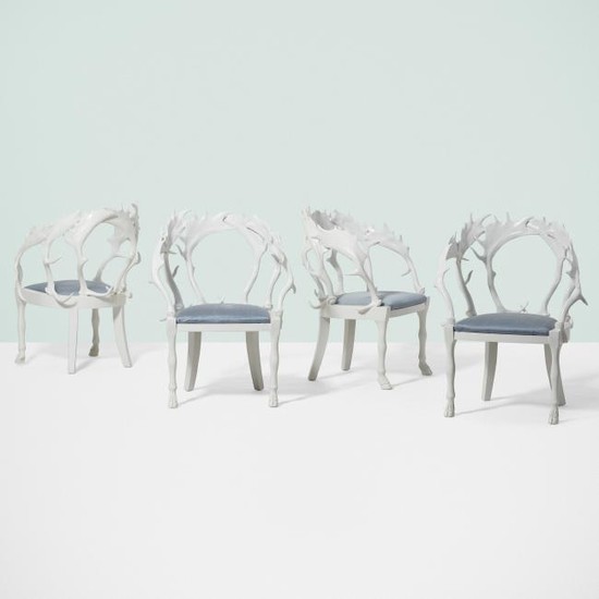 Anthony Redmile, European Fallow Horn chairs
