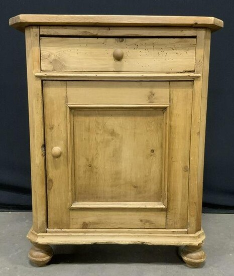 Antique Pine Side Cabinet