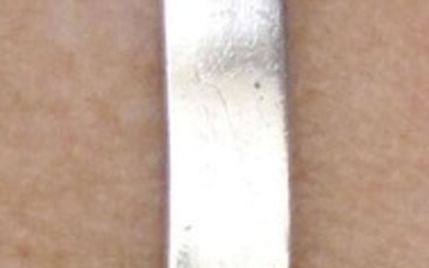 Art deco silver sterling ID bar chain Men’s bracelet, 25 gr.