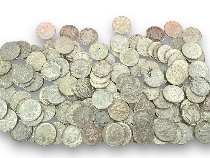 Assortment of 149 U.S. Silver Dimes