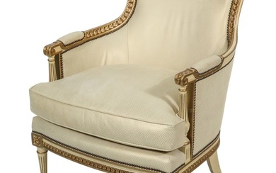 Baker Designer French Style Neoclassical Armchair