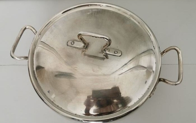 Biscuits pot - .800 silver - Cesa - Italy - Early 20th century
