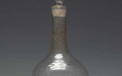 Botella de la Real Fábrica de la Granja, s.XIX