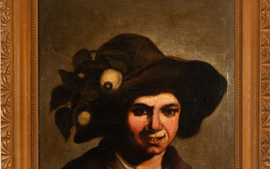 Boy with a Fruit Hat, 18th century North Italian school