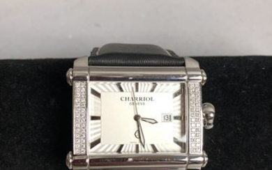 CHARRIOL. Men's watch Colombus model with stainless steel...