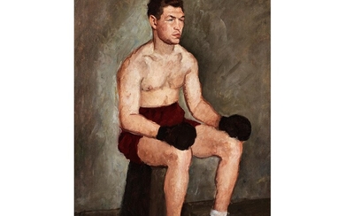 Carlo Vitale, 1902 – 1996, Bildnis des Boxers Max Schmeling
