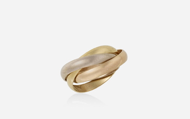 Cartier 'Trinity' tricolor gold ring