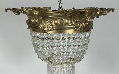Chandelier - Savoy - Bronze, Glass