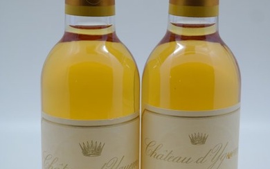 Château d'Yquem 2001 & 2002 - Sauternes 1er Cru Supérieur - 2 Half Bottles (0.375L)