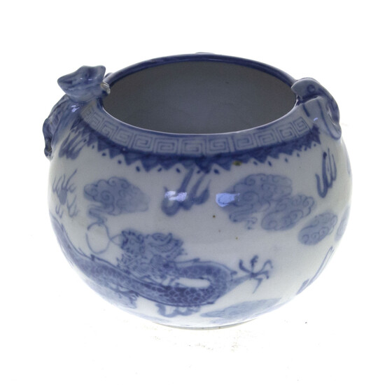 Chinese Blue and White Porcelain Jug Vase.