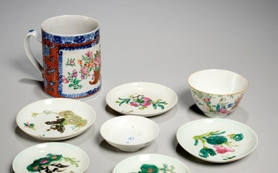 Chinese Export porcelain group