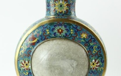 Chinese Moonflask Cloisonne Vase