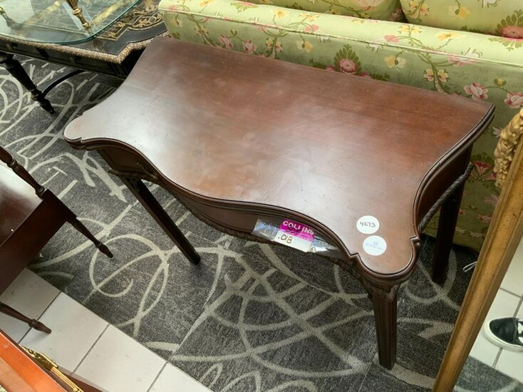 Chippendale Style Mahogany Games Table