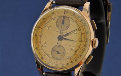 Chronographe Suisse - Venus 170 18K Gold Jumbo - Men - 1950-1959