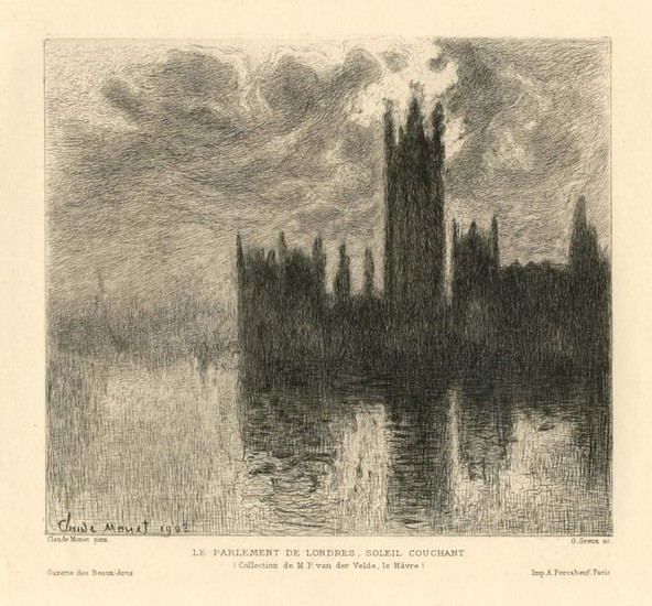 Claude Monet Le Parlement de Londres