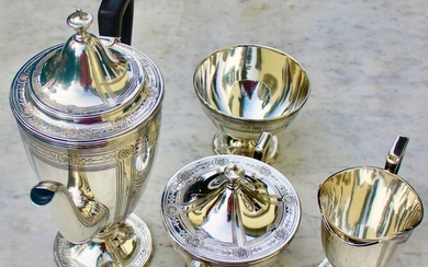 Coffee service centerpiece (4) - 925 sterling silver - TIFFANY & Co. NEW YORK - U.S. - Early 20th century