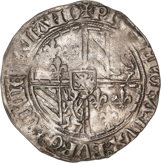 County of Flanders - Philippe le Bon (1419-1467) - Double gros Vierlander - Silver