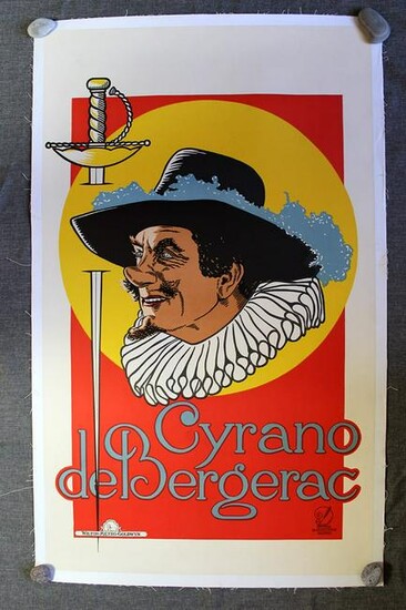 Cyrano De Bergerac - Art by Frans Bosen (1925) 25.6" x