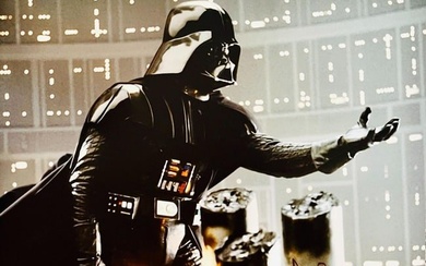 David Dave Prowse Signed Star Wars Darth Vader 11x14 Photo (Beckett COA)