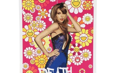 Death NYC Pop Art Graphic Print Featuring Taylor Swift x Takashi Murakami