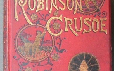 Defoe, Robinson Crusoe, illustrated by Ernest Griset, Warne Ed. 1888