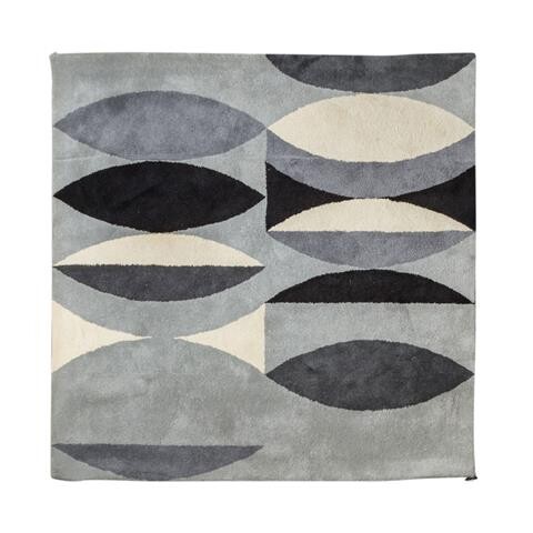 Design Teppich aus Wolle. 1970er Jahre, 200x196 cm.