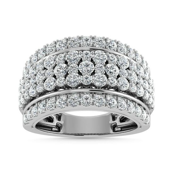 Diamond 2 Ct.Tw. Fashion Ring in 14K White Gold