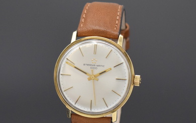 ETERNA MATIC 1000 14k yellow gold gents wristwatch reference 645...