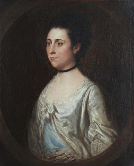 Early 19th C. "Portrait of Hannah, Wife of George